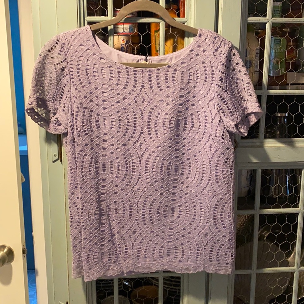J Crew Lace Blouse